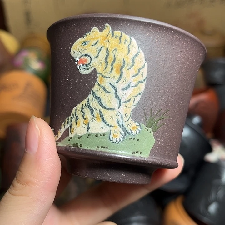 茶杯紫砂宜兴原矿紫砂茶具