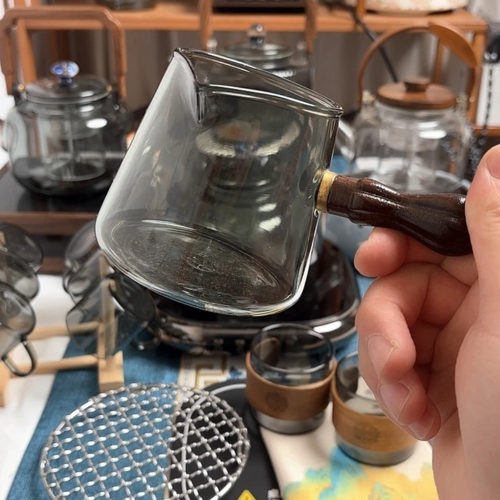 木把公道杯一只灰色