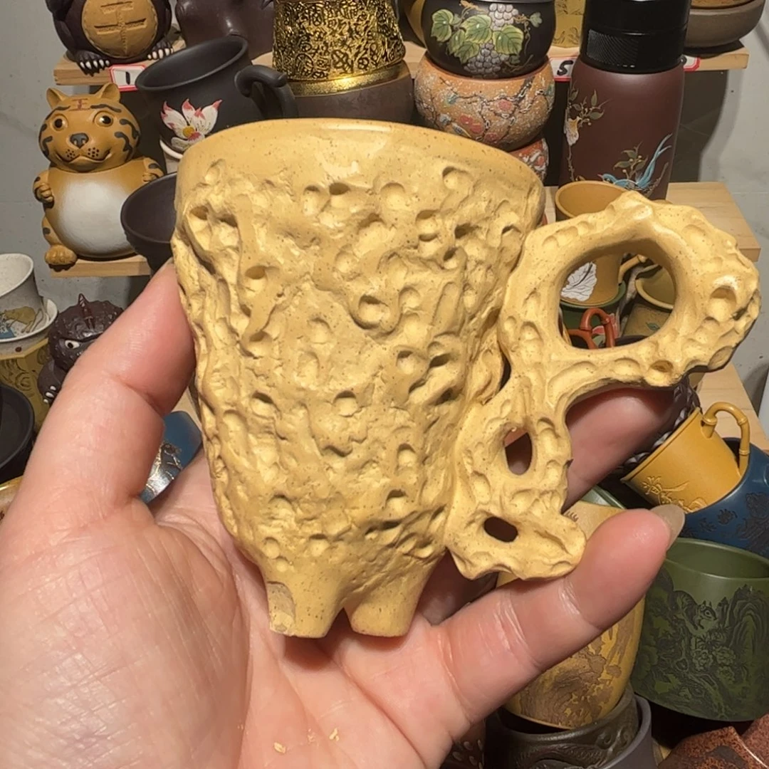 紫砂茶杯宜兴紫砂主人杯