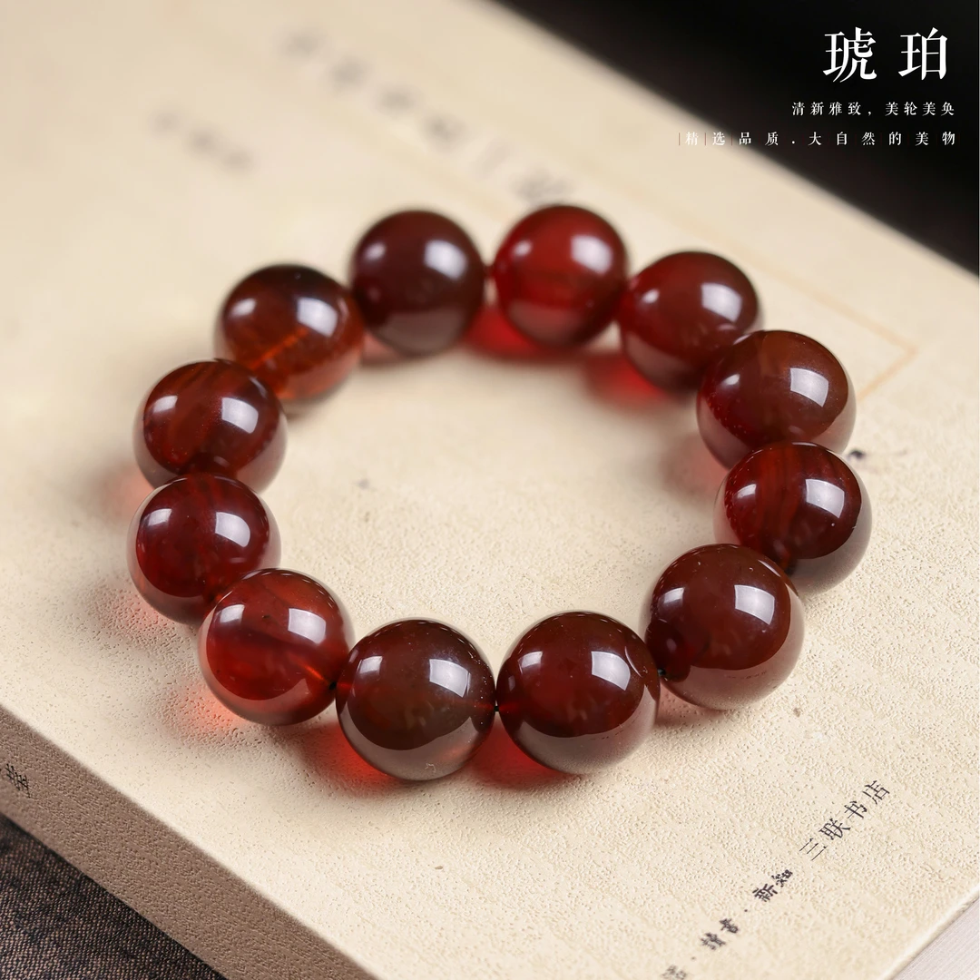 【李哥推荐】缅甸紫罗兰琥珀手链19m左右@XL51226024@