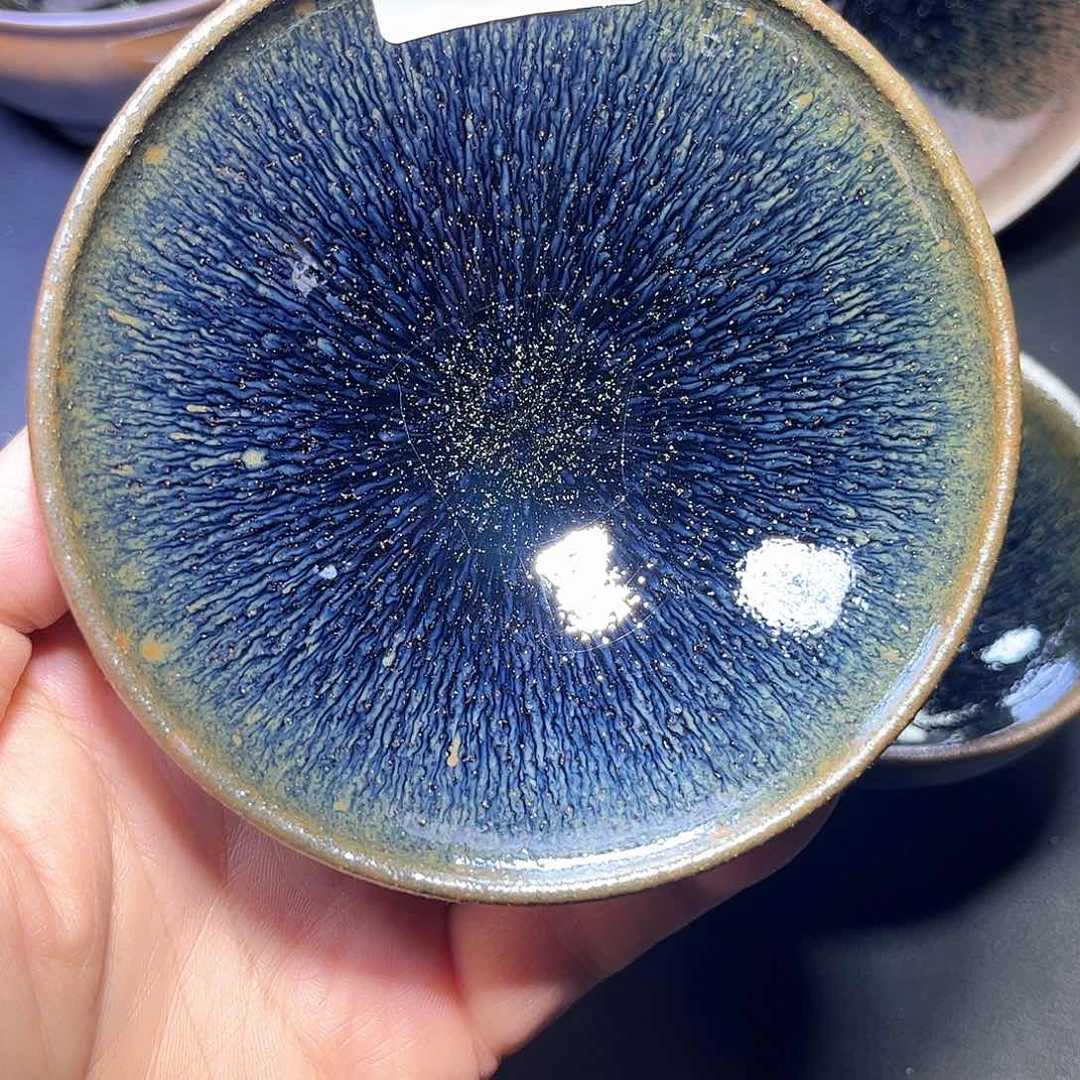 茶盏青蓝毫灯盏主人杯108