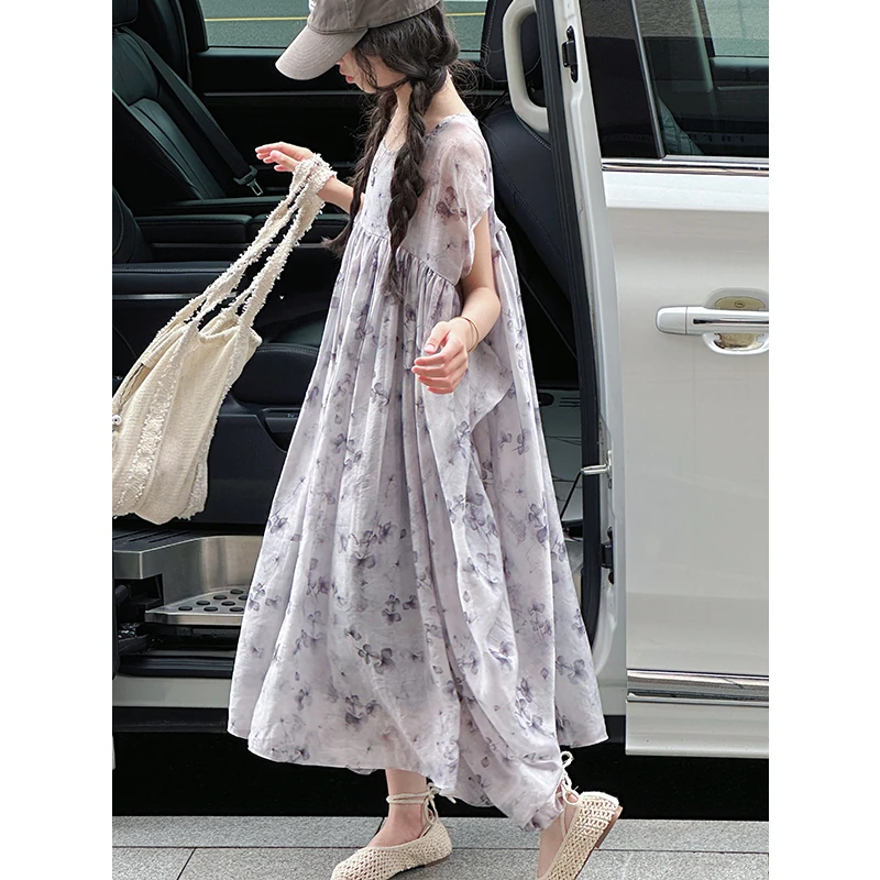 K29175潮流晕染女童套装裙2025夏装新款儿童休闲背心裙子两件套潮