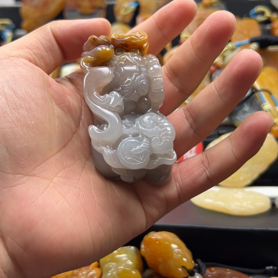 石英质玉（黄龙玉）未镶嵌多选一发货
