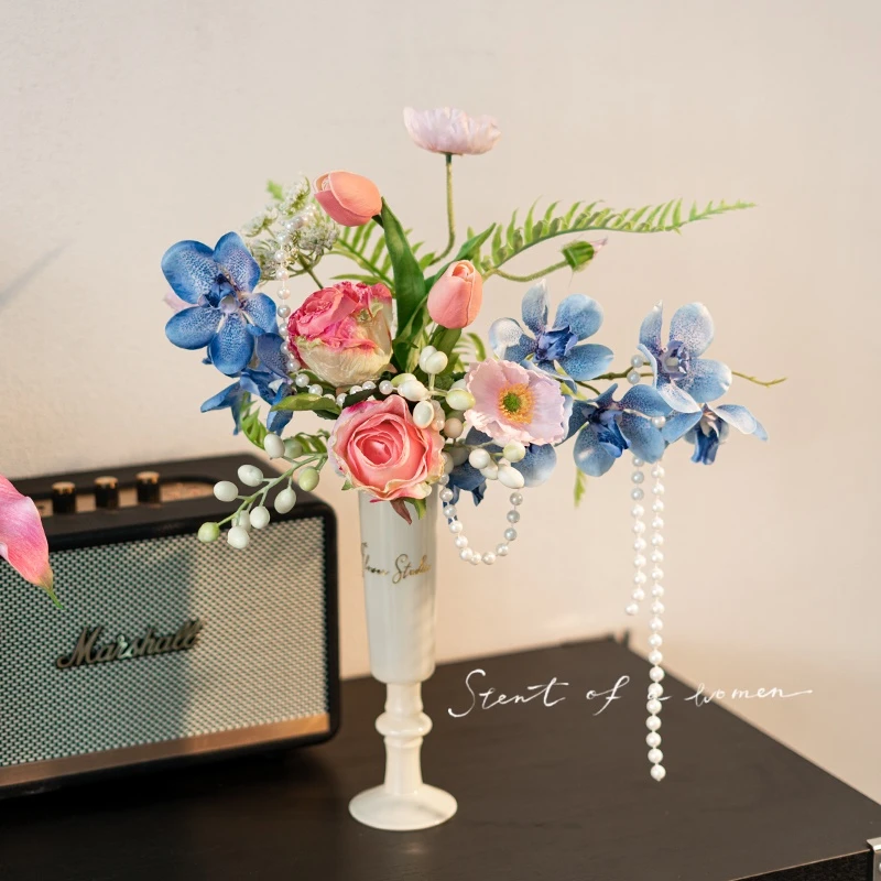 夏日恋曲 韩式ins风仿真花假花花艺套装摆件家居咖啡馆桌面装饰花