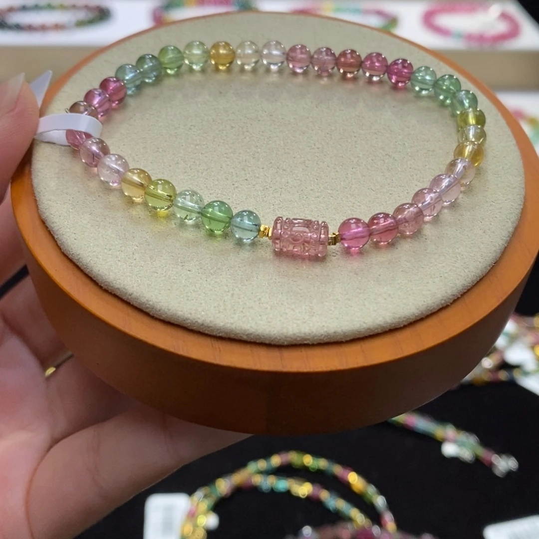 【闪购商品】碧玺手串未镶嵌两天看货期