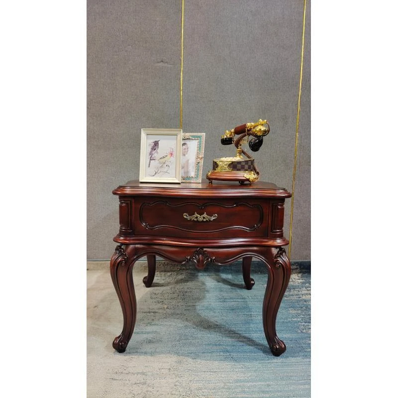 CJ138 方几 600*600*590 美式复古简约家用边几茶几