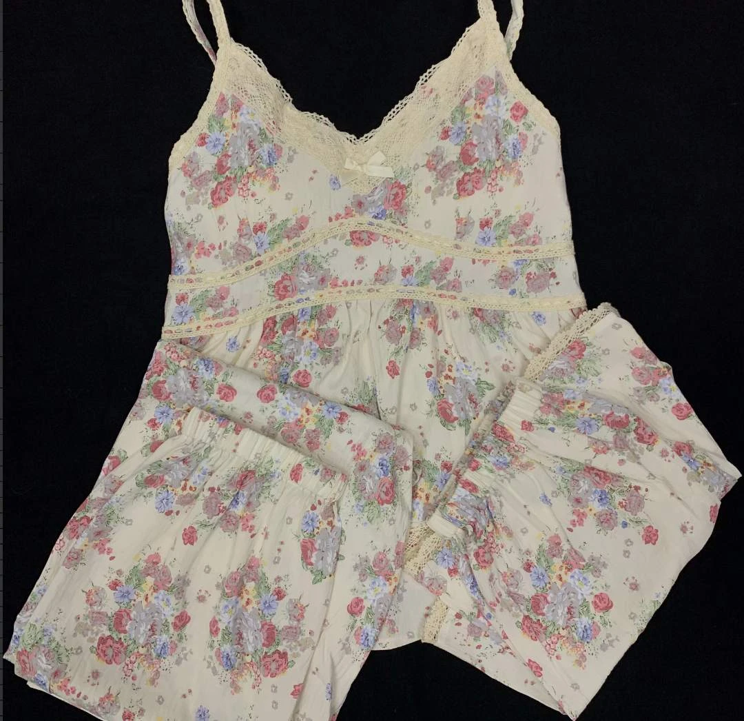 夏季甜美三件套休闲宽松时尚舒适新款可外穿三件套