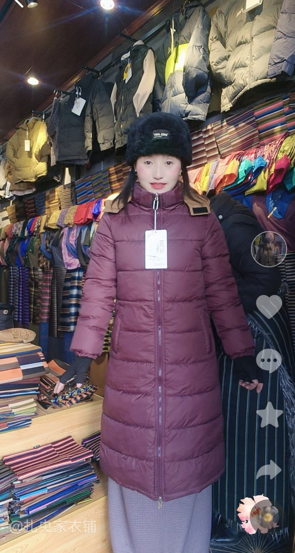 百搭棉服女中长款韩版修身凉面穿冬季加厚棉衣过膝棉袄潮