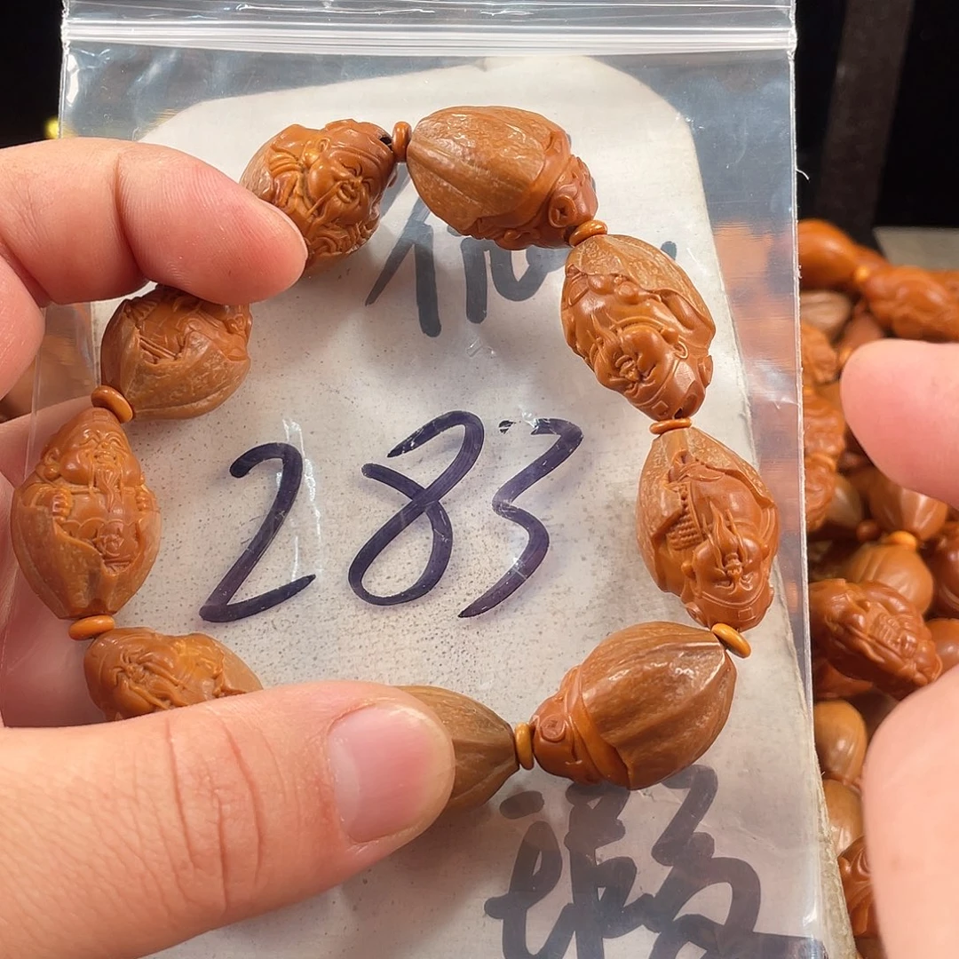 橄榄核手串/手链橄榄核雕工艺手串 瑕疵介意勿拍