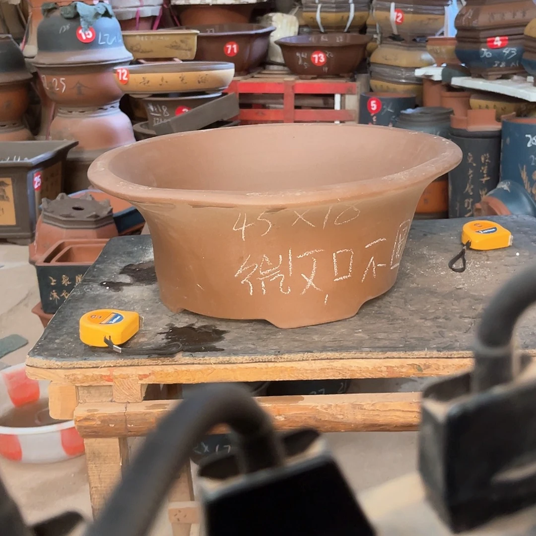 紫砂花盆四角碗盆一个微