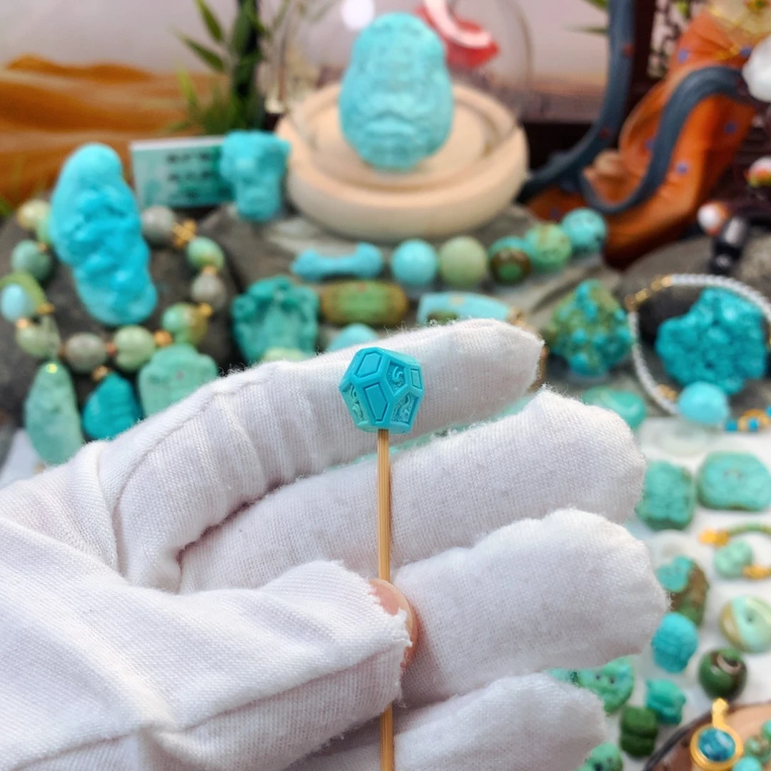 绿松石未镶嵌珠宝半成品