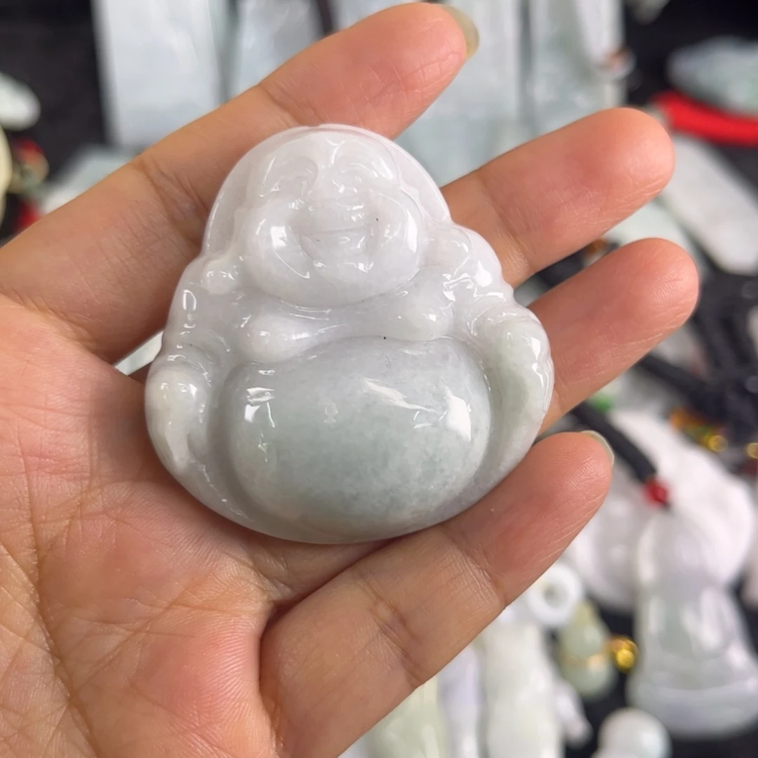 翡翠未镶嵌吊坠(不含链)瑕疵