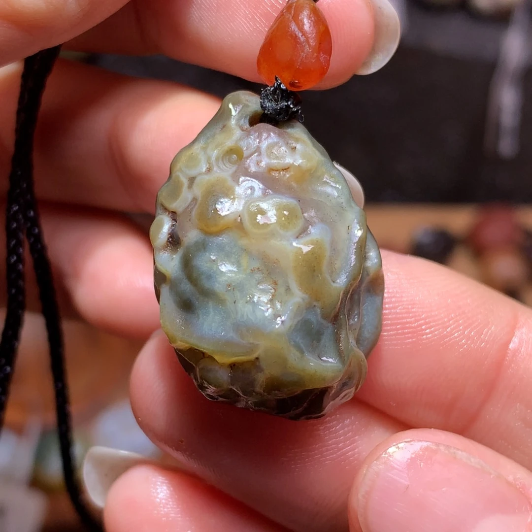 未镶嵌玛瑙/玉髓珠宝半成品