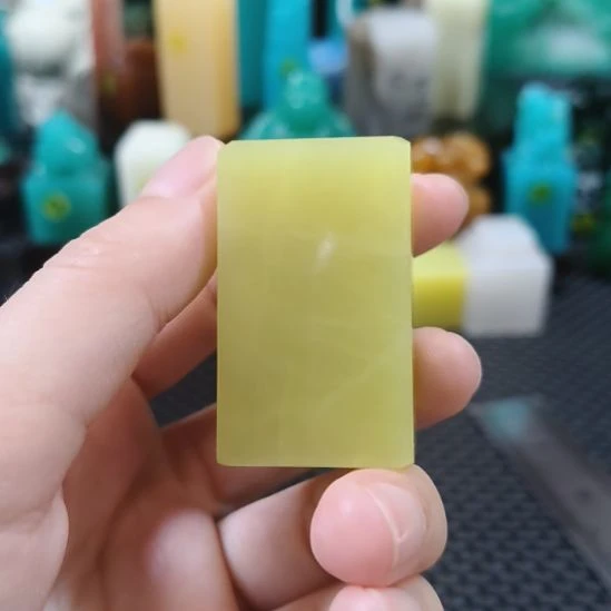 寿山石印石艾叶绿素章