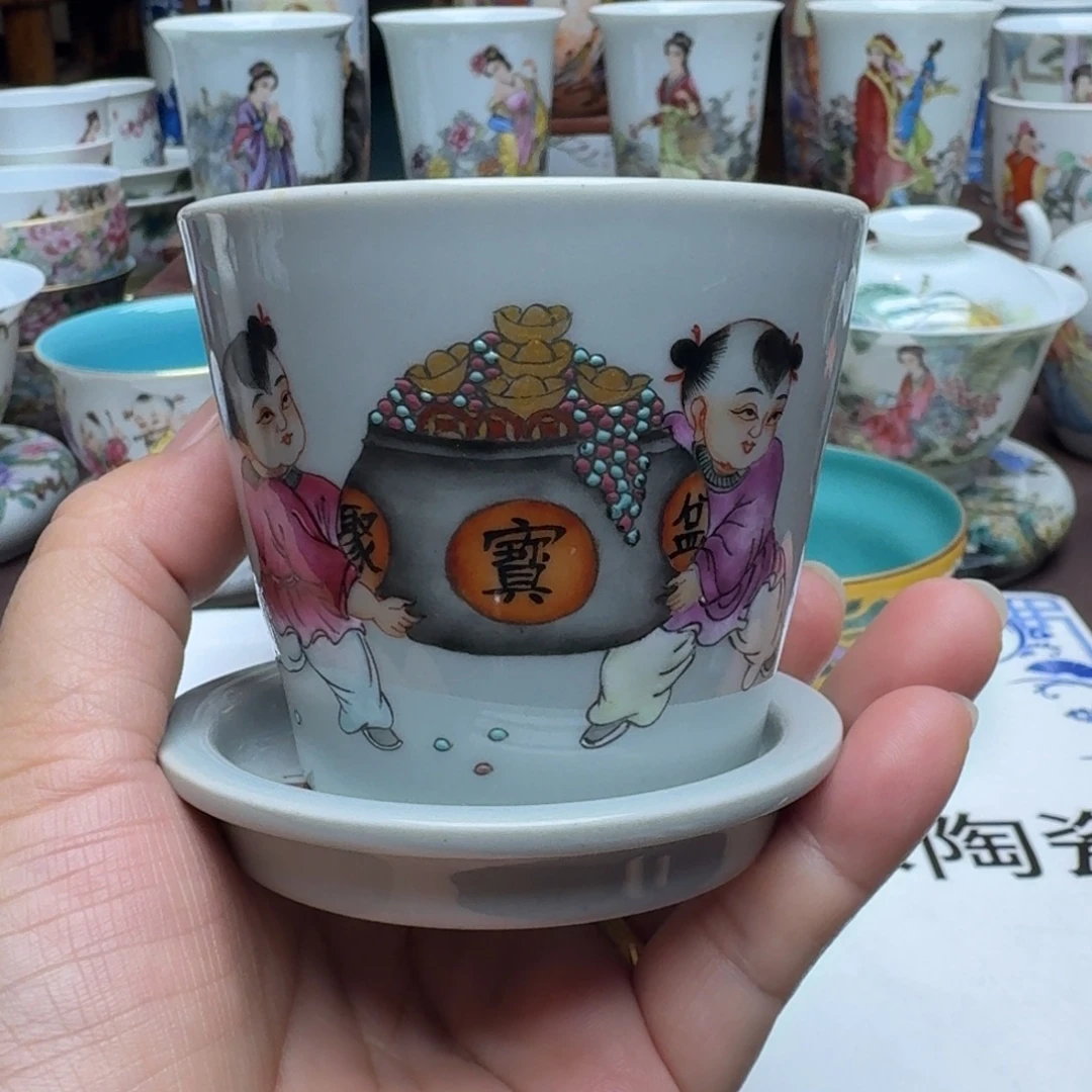 景德镇手工手绘展示