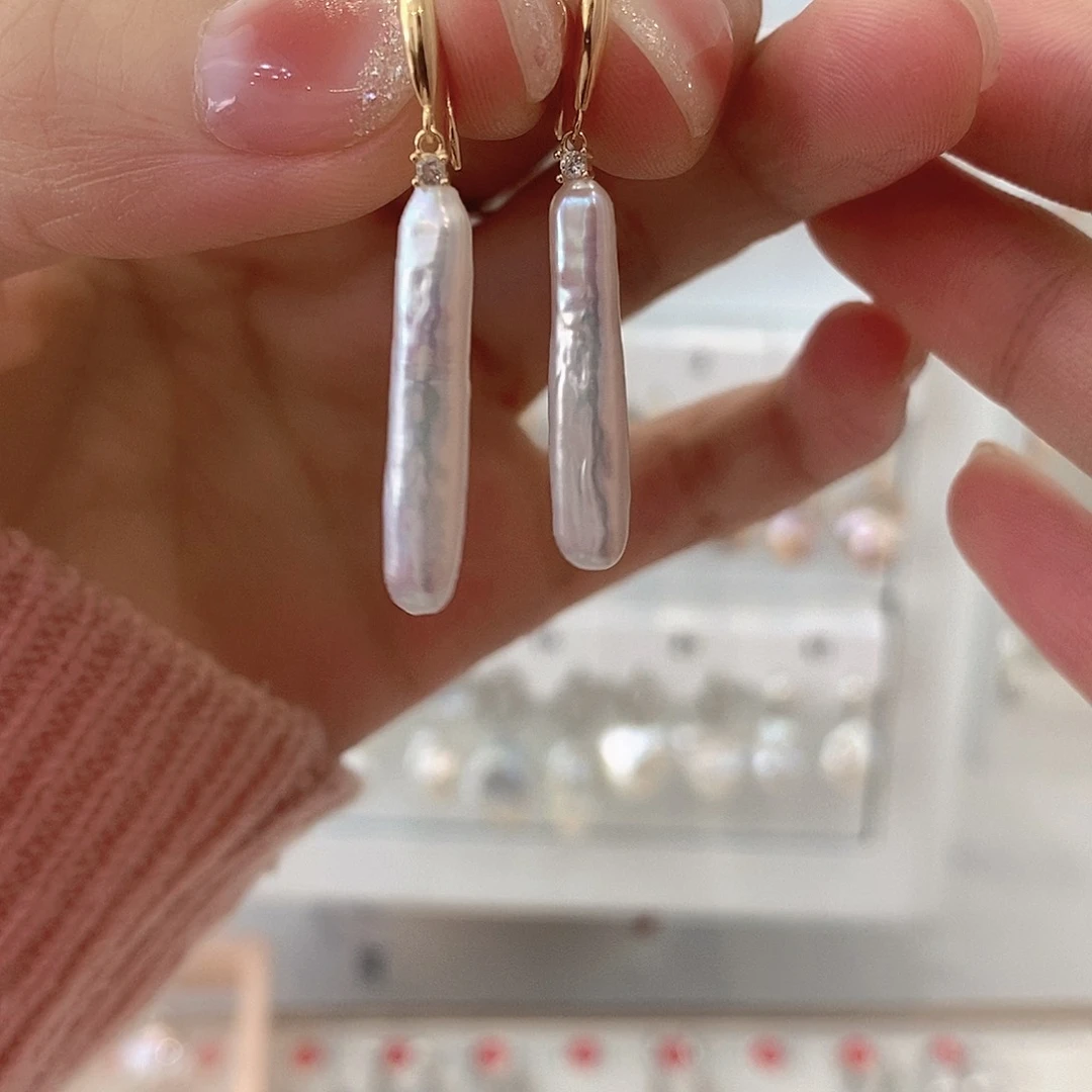 淡水珍珠颈饰银S925镶嵌蜜**甜
