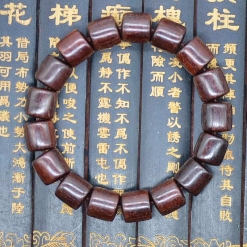 血檀男女款桶珠手串卡12 072（无礼盒）