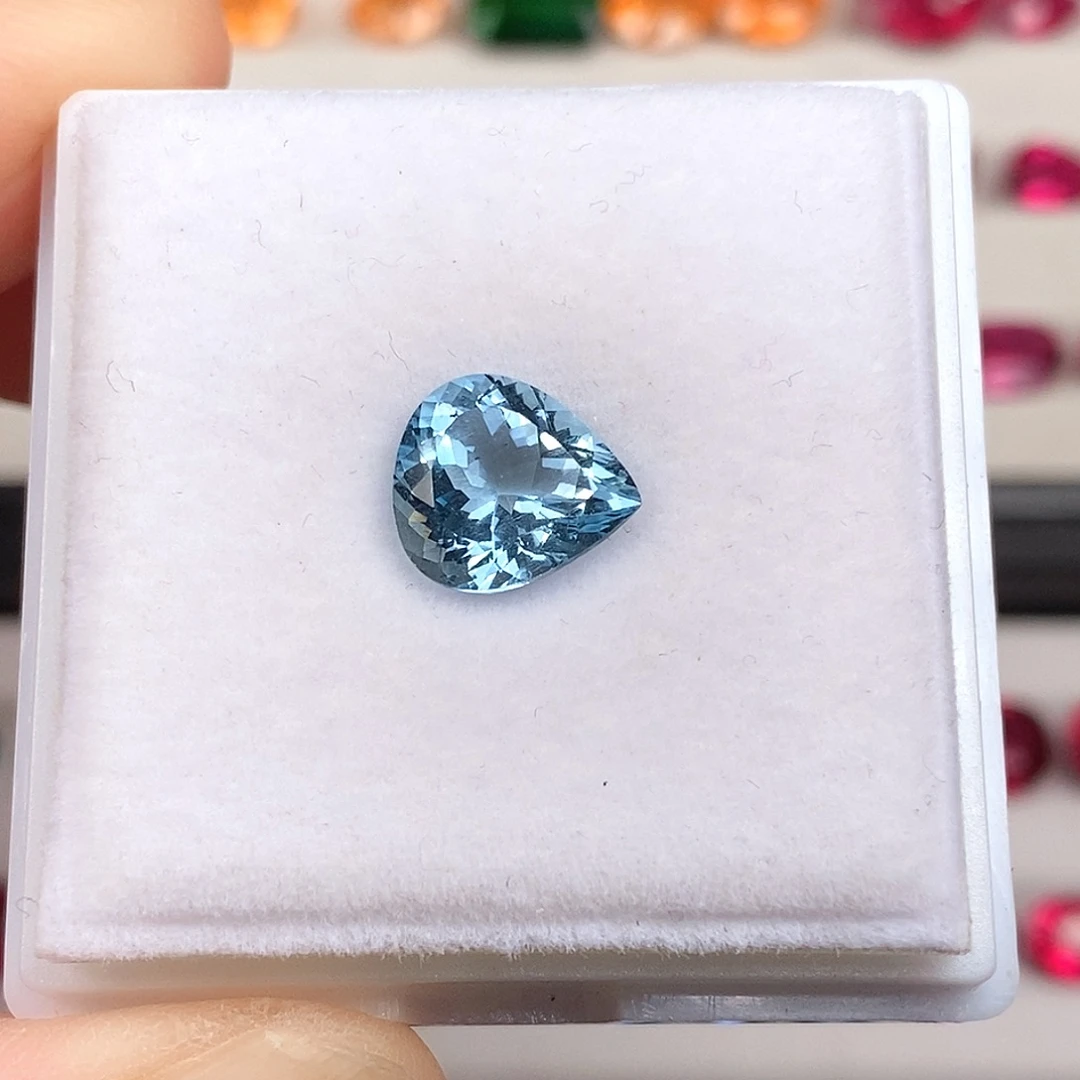 海蓝宝石裸石2.5ct