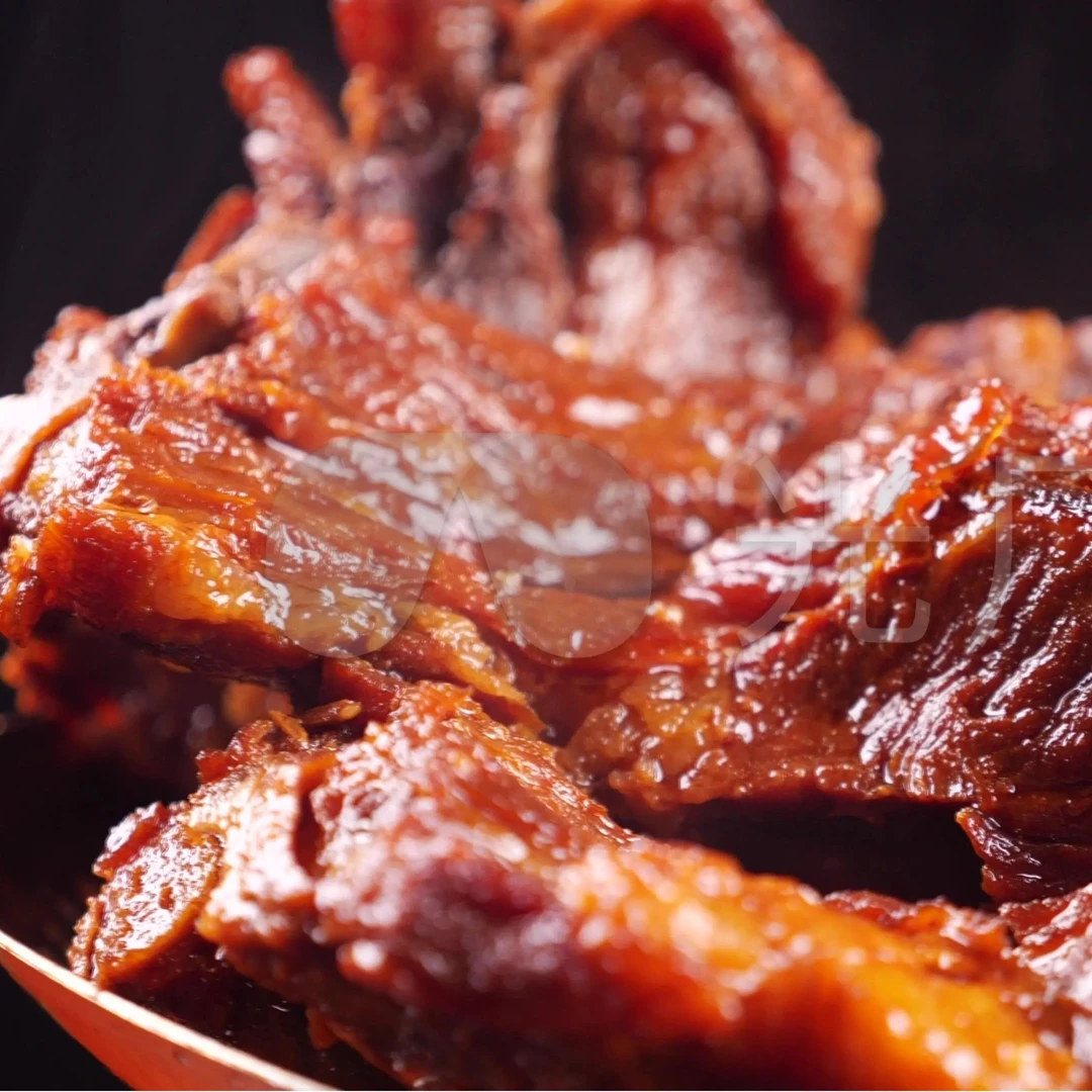 熏排骨卤制真空包装