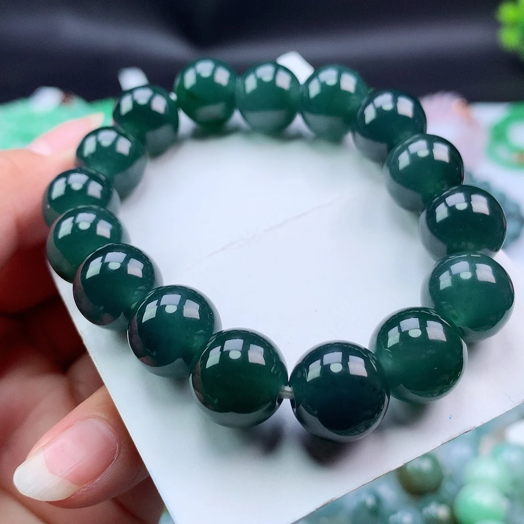 未镶嵌手链翡翠手串