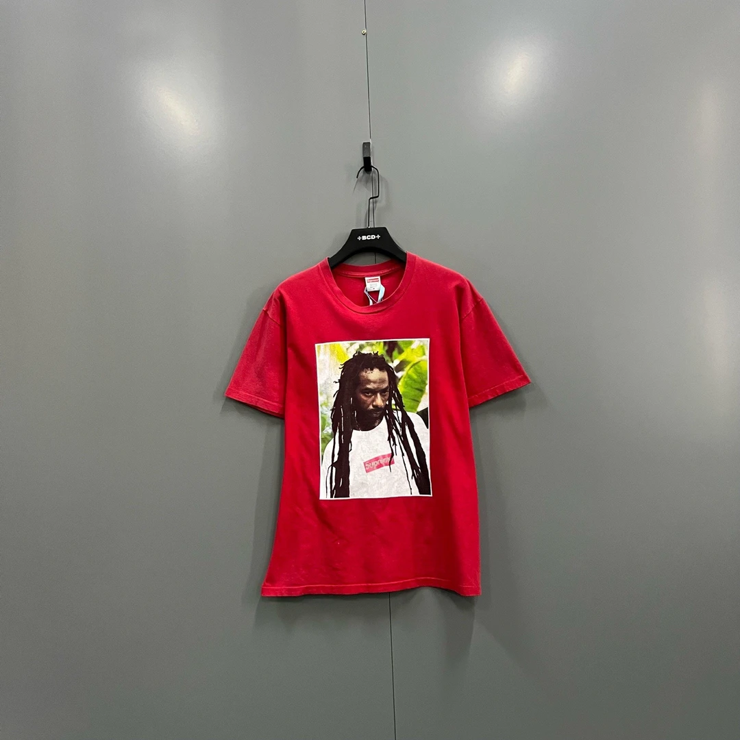 99新 Supreme 727 205910 Supreme人物印花短袖 M码