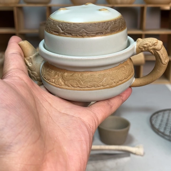 壶老段烧陶瓷茶器