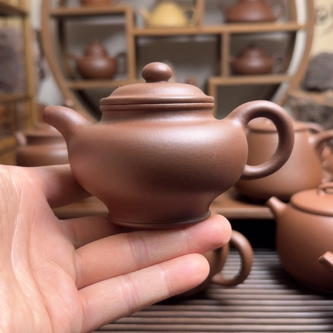 紫砂茶壶掇只160cc紫泥
