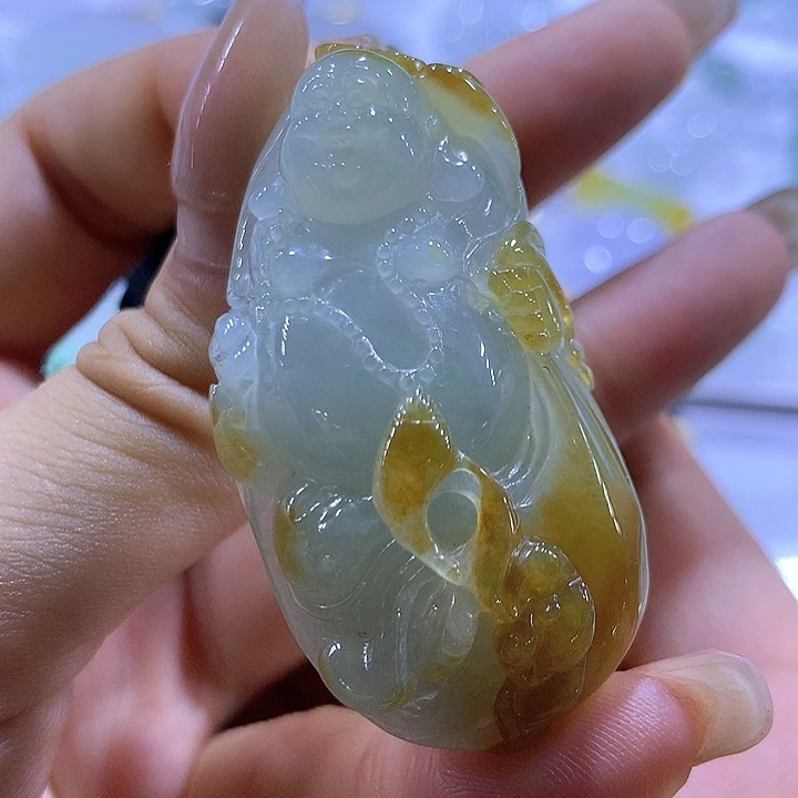 翡翠未镶嵌颈饰天然翡翠A货吊坠