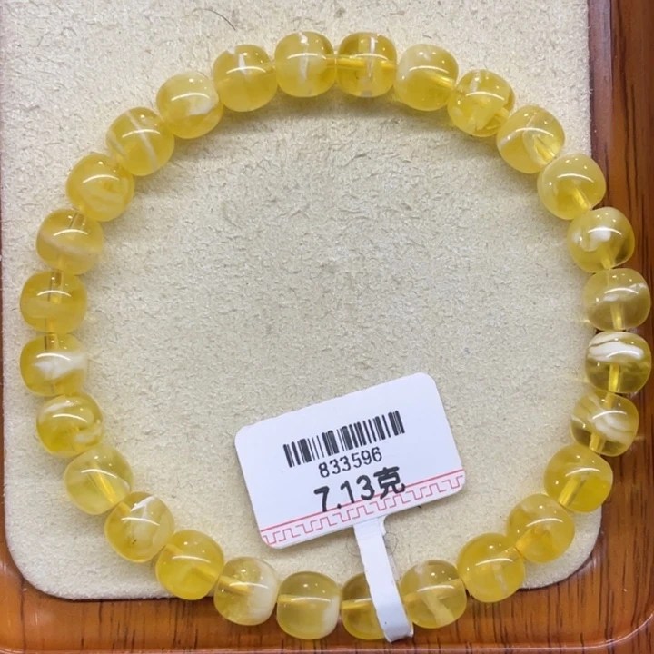 蜜蜡未镶嵌手链蜜蜡