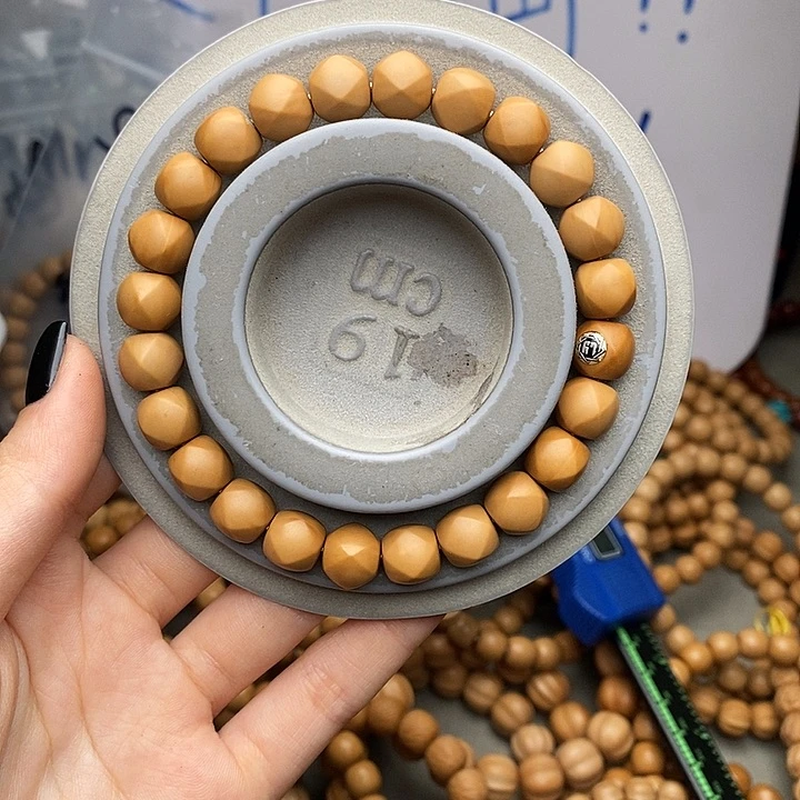 猴头核桃手串至*微瑕银标八棱