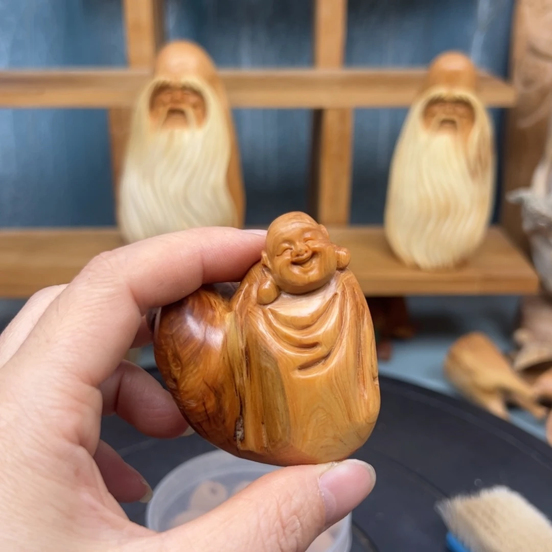 木加*崖柏木摆件手把件