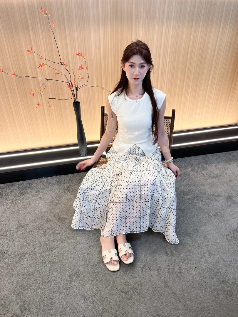 【小宇专属】2025夏季新款法式气质高级感显瘦长裙-QD90009