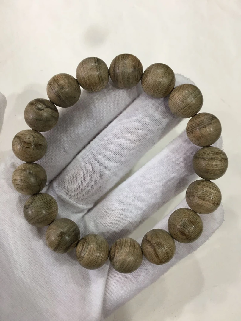 天然野达拉干虎斑纹1.3圆珠单圈手串