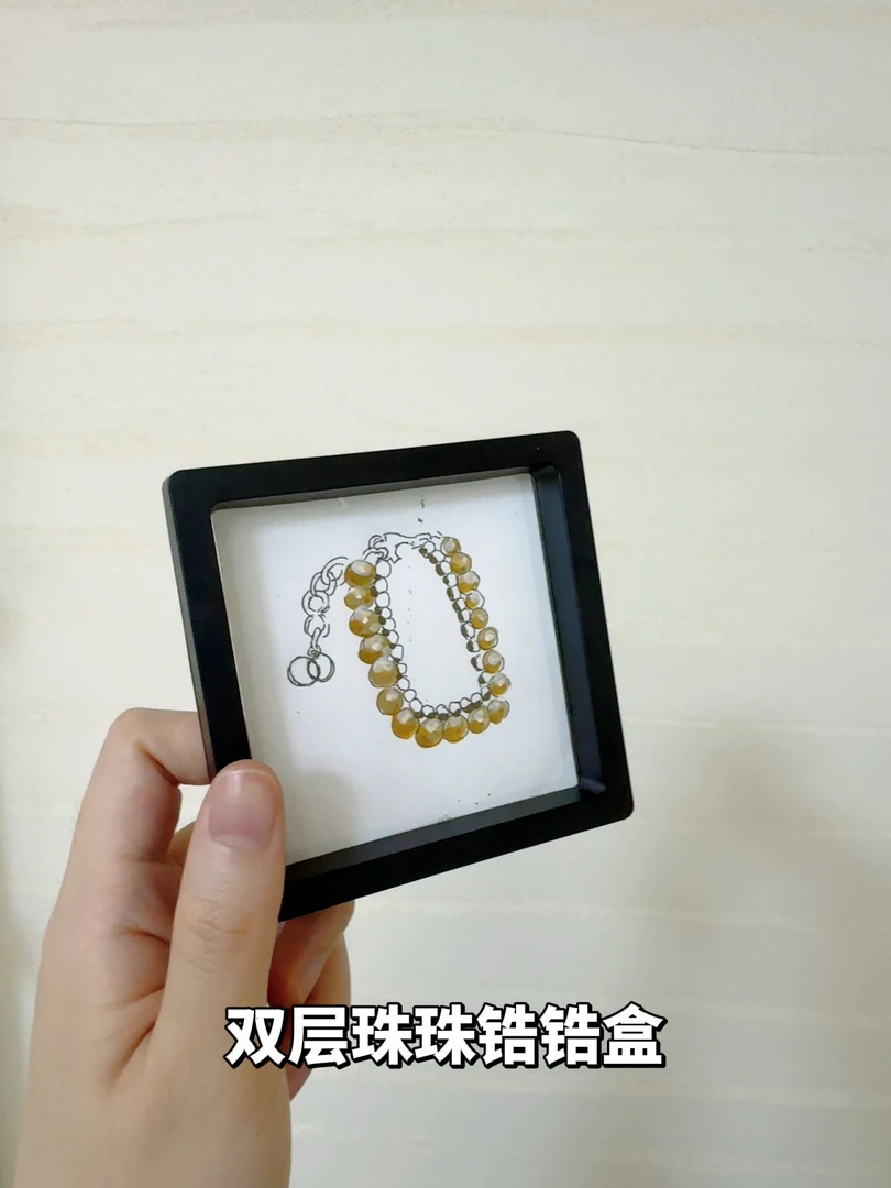 铜合金手链 【双层珠珠锆锆手链C142】高版本小香风重工轻奢手链