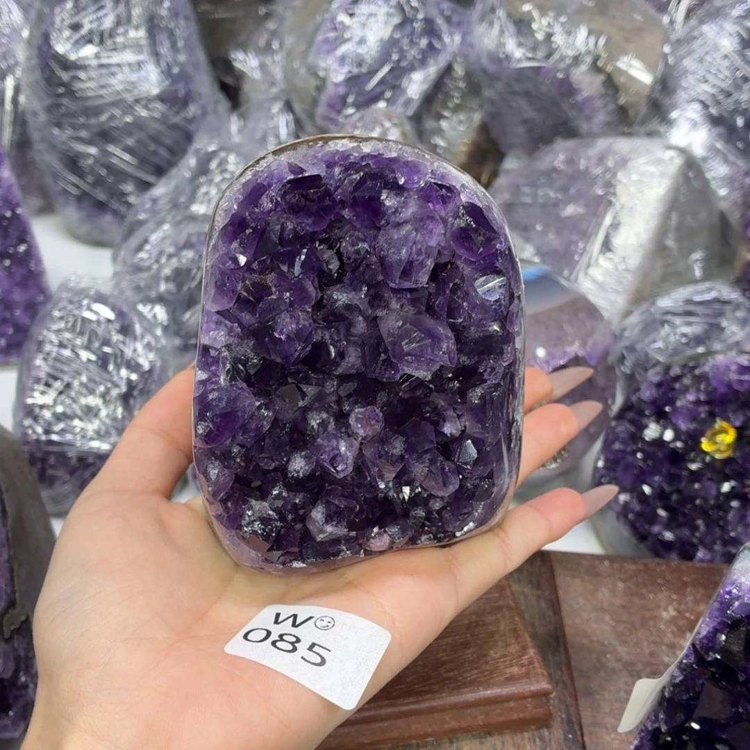 紫晶摆件未镶嵌紫水晶