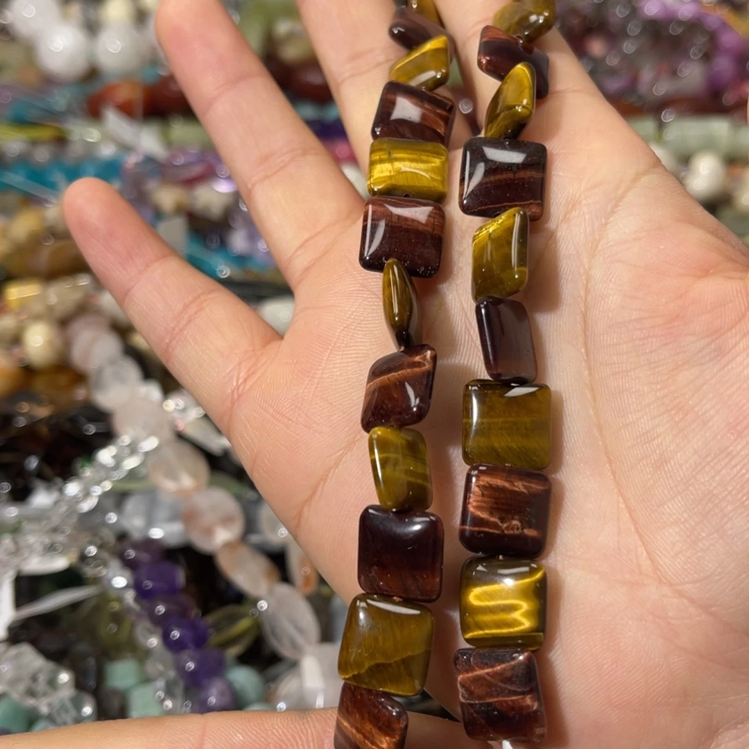 玛瑙/玉髓散珠虎眼皮