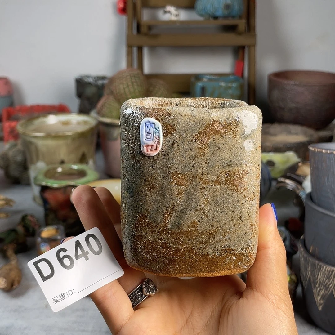 小白孤品 匣钵土 内口5左右 艺术感 百搭