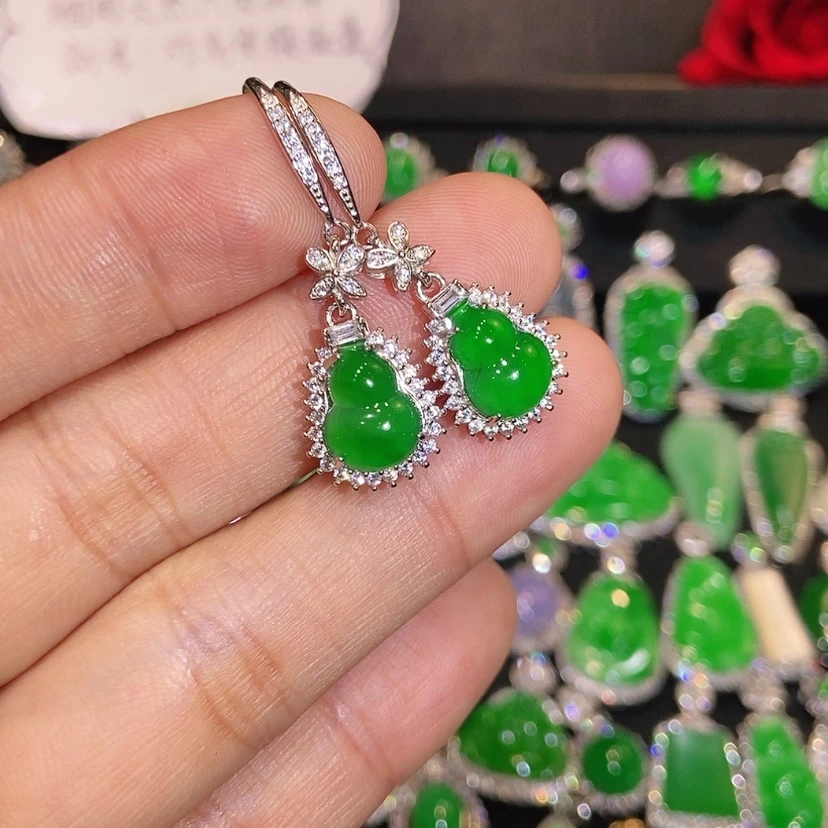 【闪购商品】翡翠未镶嵌耳饰天然翡翠
