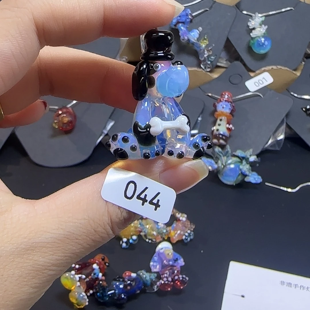 玻璃颈饰空心吊坠非遗灯工