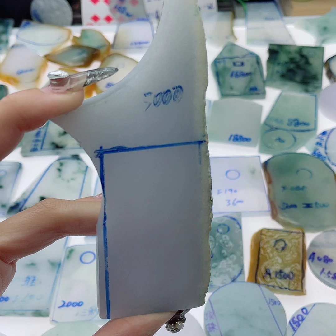 定制翡翠未镶嵌明纯天然缅甸a货翡翠