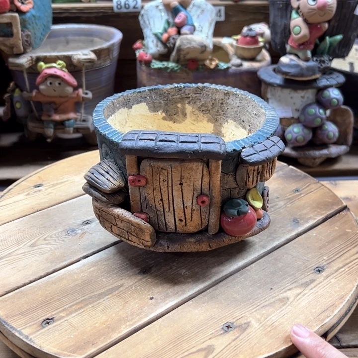嘻哈多肉花盆百搭