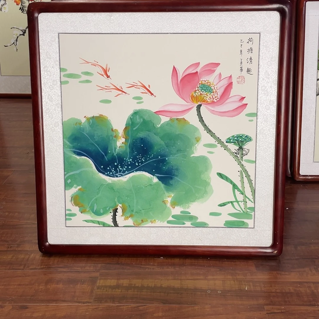 国画带框尺寸63*63厘米