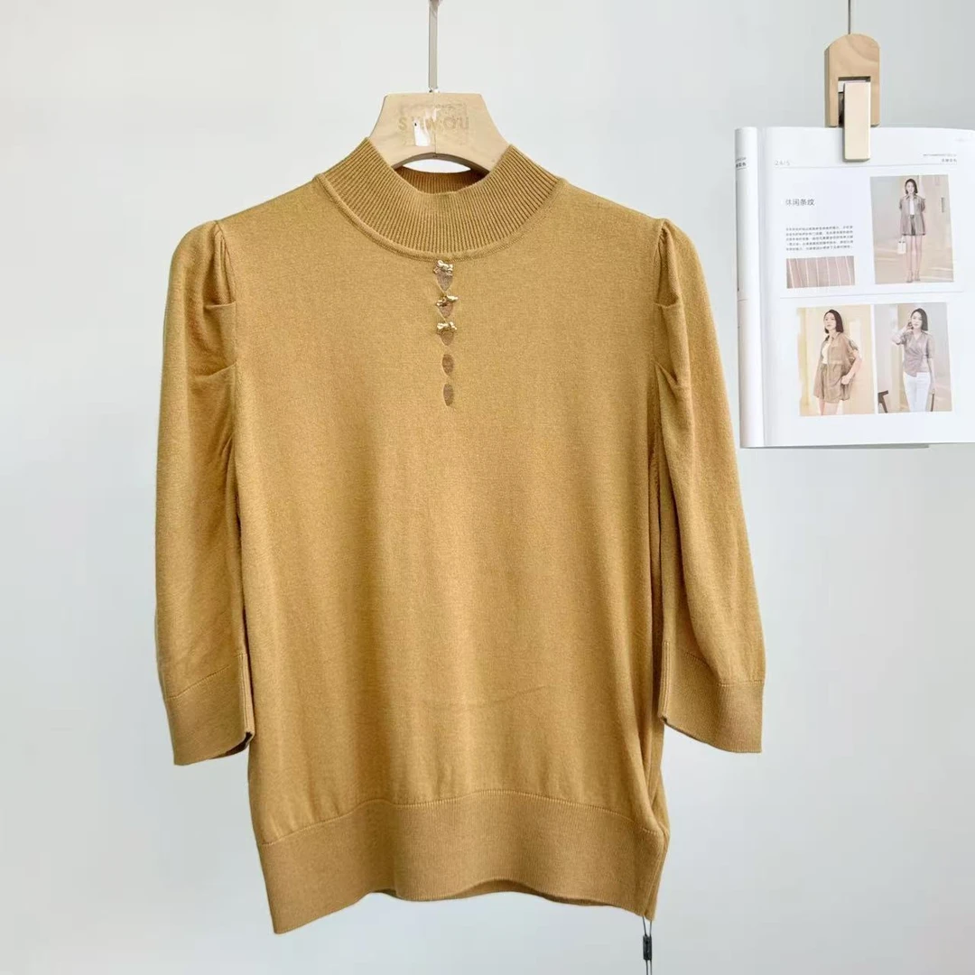 茜舞针织衫女2025时尚百搭打底上衣【32F786】