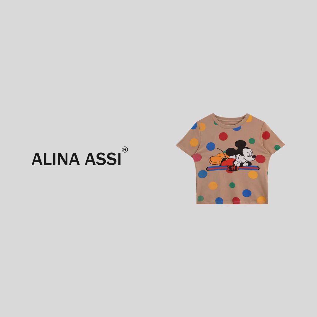 【菲菲】2024新款百搭时尚T恤简约显瘦短袖上衣YMU339