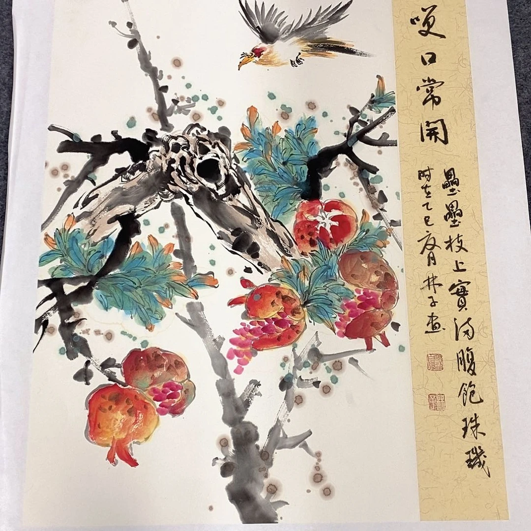 国画国画手绘作品