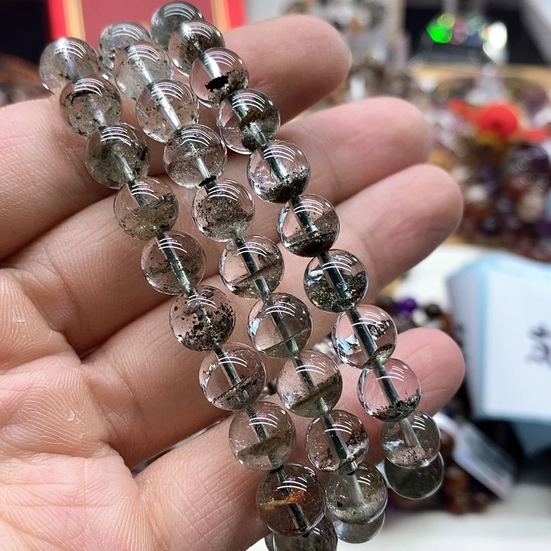 水晶手串未镶嵌多样性发货发一条