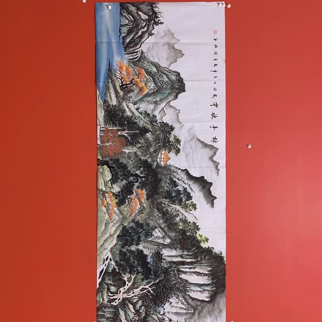 国画山水花鸟国画作品