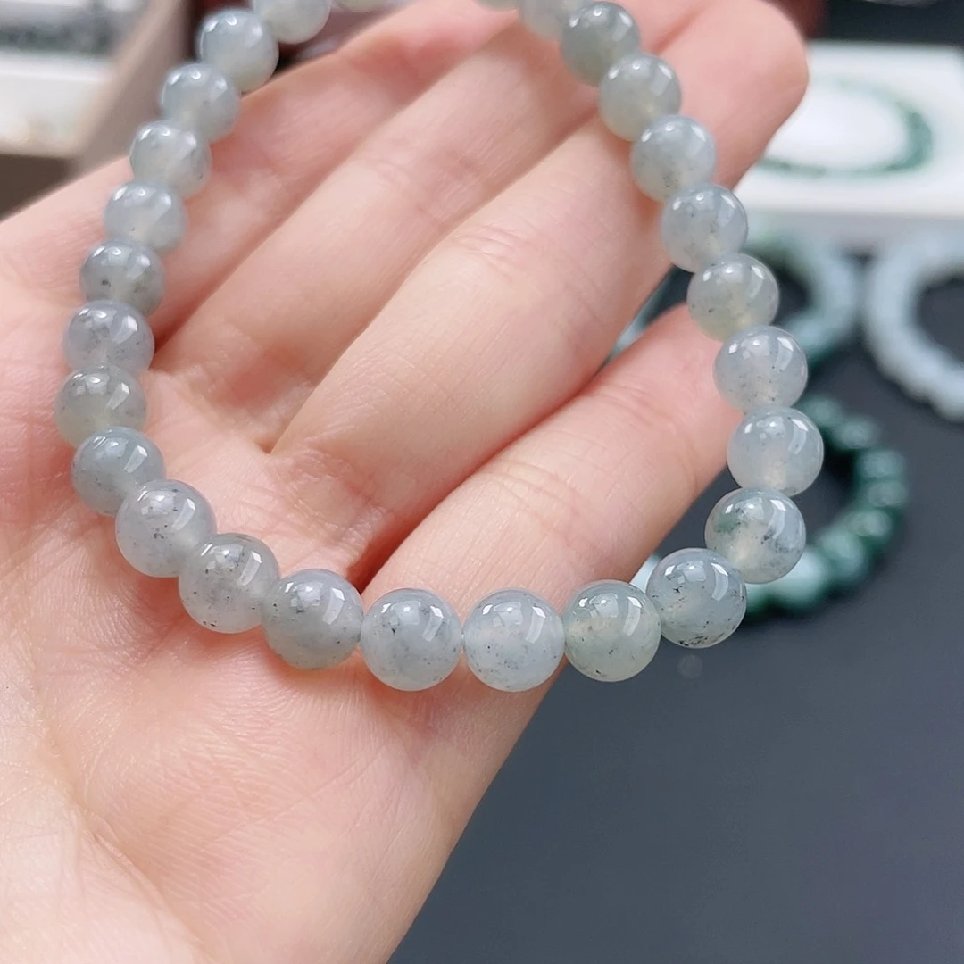 翡翠未镶嵌颈饰手串