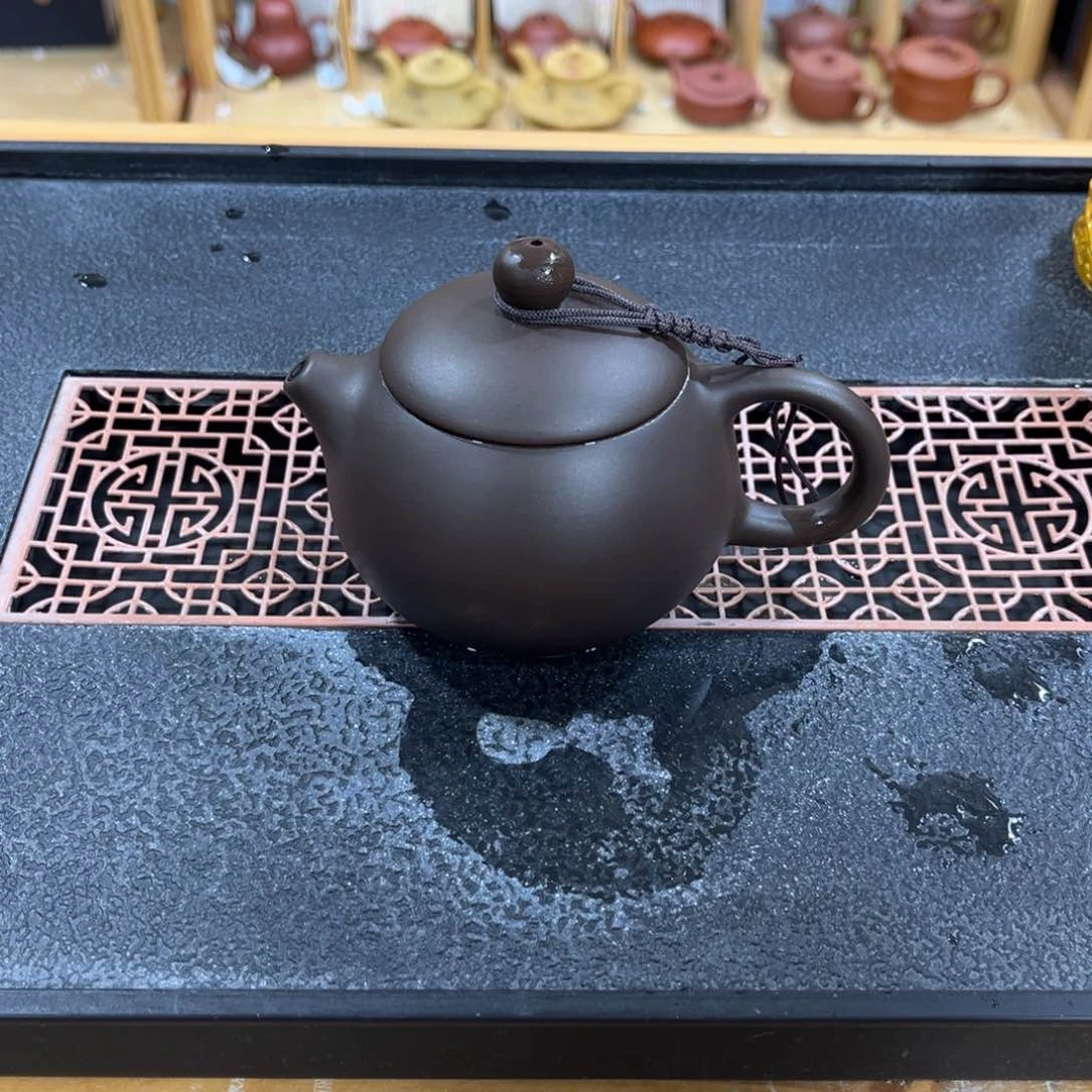 紫砂茶案小品西施西施