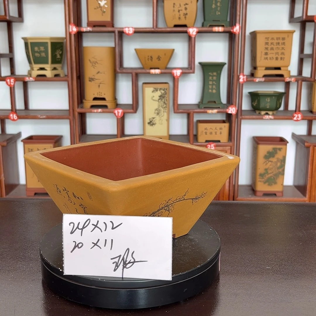 紫砂花盆紫砂花盆